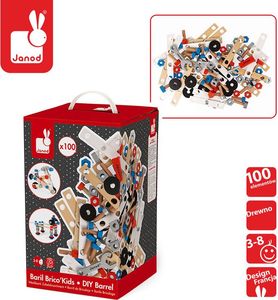 Janod Zestaw konstruktora 100 el. Brico Kids kolekcja 2018 2