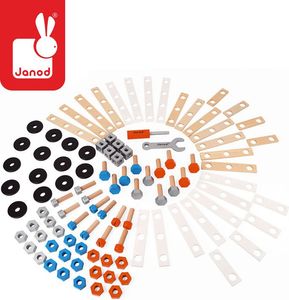 Janod Zestaw konstruktora 100 el. Brico Kids kolekcja 2018 3