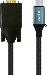 Kabel USB I-TEC USB-C - D-Sub (VGA) 1.5 m Czarny (C31CBLVGA60HZ) 1