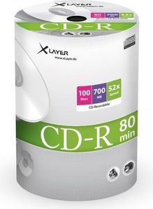 Xlayer CD-R 700MB 52x 100szt. (105074) 1
