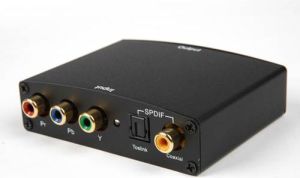 Adapter AV 4World Konwerter Video - YPbPr + Optical Audio lub Coaxial Audio Na HDMI 6921 2