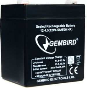 Gembird Akumulator 12V/4.5Ah (BAT-12V4.5AH) 1