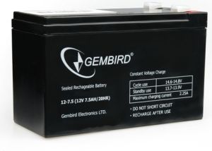 Gembird Akumulator 12V/7Ah (BAT-12V7.5AH) 1