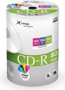 Xlayer CD-R 700MB 52x 100szt. (105075) 1