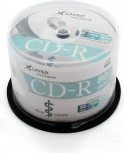 Xlayer CD-R 700MB, 52x, 50szt, Cake (206197) 1