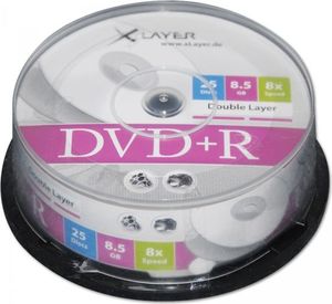 Xlayer DVD+R 8.5GB 8x 25szt. (104814) 1
