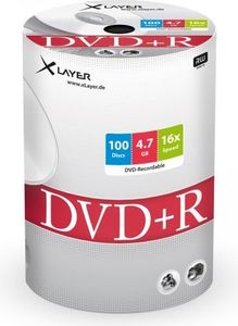 Xlayer DVD+R 4.7GB 16x 100szt. (105076) 1