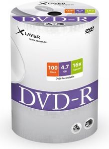 Xlayer DVD-R 4.7GB 16x 100szt. (105078) 1