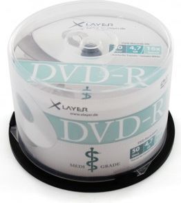 Xlayer DVD-R 4.7GB, 16x, 50szt, Cake (206198) 1