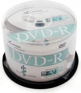 Xlayer DVD-R 4.7GB, 16x, 50szt, Cake (206199) 1
