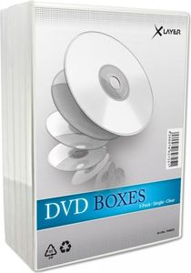 Xlayer Pudełko DVDBox 1 DVD XLayer 5 sztuk (104636) 1