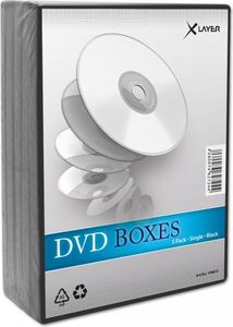 Xlayer Pudełko DVDBox 1 DVD XLayer 5 sztuk (104635) 1