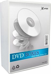 Xlayer Pudełko DVDBox 2 DVDs slimline XLayer 10 sztuk (104629) 1