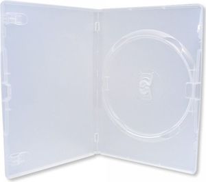 Amaray DVDBox 1 DVD clear mit Clips 100 Szt 1