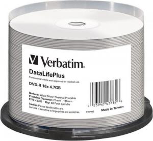 Verbatim DVD-R 4.7GB, x16, Cakebox (43782-02) 1