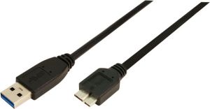 Kabel USB LogiLink USB-A - micro-B 2 m Czarny (CU0027) 1