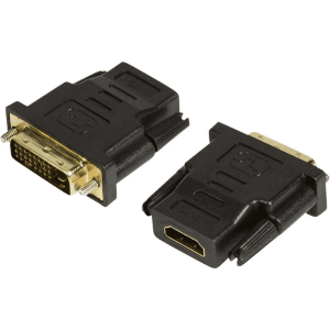 Adapter AV LogiLink HDMI - DVI-D czarny (AH0001) 1