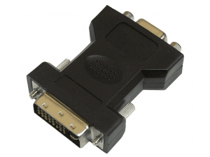 Adapter AV LogiLink DVI-I - D-Sub (VGA) czarny (AD0001) 1