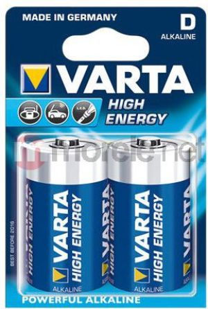 Varta Bateria High Energy D / R20 2 szt. 2