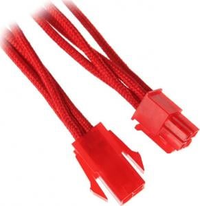 BitFenix Przedłużacz 4-pin, 45cm opływowy, czerwony BFA-MSC-4ATX45RR-RP 1