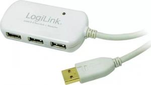 HUB USB LogiLink 4x USB-A 2.0 (UA0108) 1