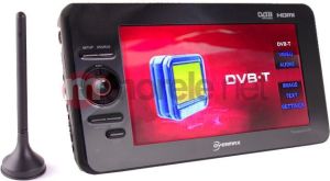 Telewizor Overmax Karty multimedialne <<<< Overmax, OverMax Hybrid TV 7'' Full DVB-T, MPEG-2, MPEG-4, H.264, HDMI (OV-PTV-211) - C7606008 3