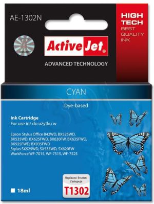 Tusz Activejet tusz AE-1302N / T1302 (cyan) 1