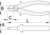 Unior Szczypce tnące boczne 160mm (607884) 2