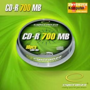 Esperanza CD-R 700 MB 56x 10 sztuk (E5905784760032) 1
