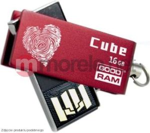 Pendrive GoodRam Cube 8GB USB 2.0 Czerwony (PD8GH2GRCURR9) 1