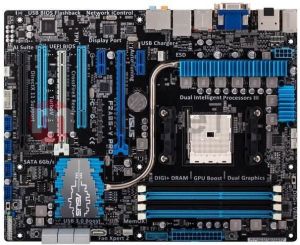 Płyta główna Asus F2A85-V PRO AMD A85X (4xPCX/VGA/DZW/GLAN/SATA3/USB3/RAID/DDR3/CROSSFIRE) 1