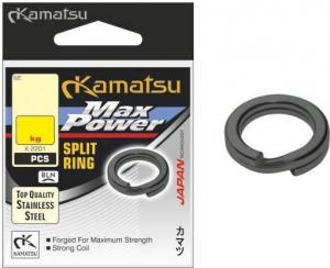 Kamatsu Kółeczko Max Power Split Ring r. 8mm 90kg 5szt. (555203080) 1