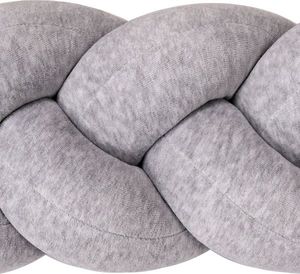 Lulando Lulando Kokon Braid Welur, szary / szare chmurki na białym 6