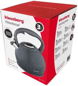 Klausberg CZAJNIK Z GWIZDKIEM 3L KLAUSBERG KB-7267 MARBLE 2