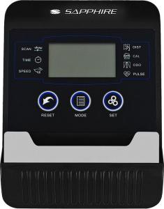 Rower stacjonarny Sapphire Rower magnetyczny Falcon czarno-srebrny (SG-911B) 6