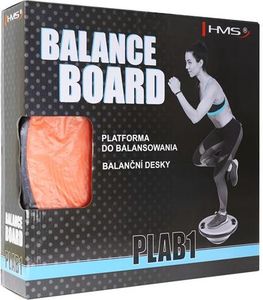 HMS Platforma do balansowania PLAB1 40cm czarno-pomarańczowa 3