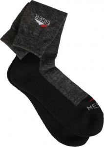 Eiger Skarpety Merino Wool Sock 44/47 Gray Black 1