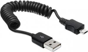 Kabel USB Delock USB-A - microUSB 0.6 m Czarny (83162) 1