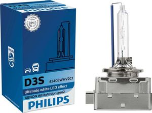 Philips ŻARÓWKA XENONOWA D3S 42V/35W +120% 5000K PHILIPS WHITEVISION GEN2 2