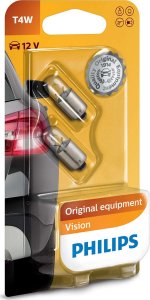 Philips ŻARÓWKA T4W 12V/4W BA9S 2SZT (Z COK. MET.) 1