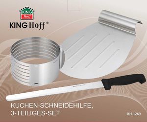 KingHoff ZESTAW DO CIĘCIA BISZKOPTU NA TORT KINGHOFF KH-1269 5