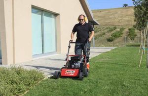 Oleo-Mac OLEO MAC SR 38 B45 B&S Briggs & Stratton WERTYKULATOR SPALINOWY DO TRAWY AREATOR AERATOR MOC 4.5 KM METALOWA OBUDOWA 2