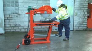 Norton Clipper NORTON CLIPPER JUMBO 651 6.75.3 PIŁA PILARKA PRZECINARKA STOŁOWA STOLIKOWA DO KAMIENIA PUSTAKÓW BLOKÓW BUDOWLANA 7