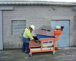 Norton Clipper NORTON CLIPPER JUMBO 651 6.75.3 PIŁA PILARKA PRZECINARKA STOŁOWA STOLIKOWA DO KAMIENIA PUSTAKÓW BLOKÓW BUDOWLANA 9