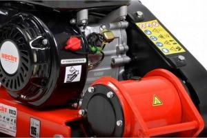 Hecht 1114 zagęszczarka do gruntu, ubijarka płytowa 92 kg + koła transportowe + mata gumowa (22863054) 4