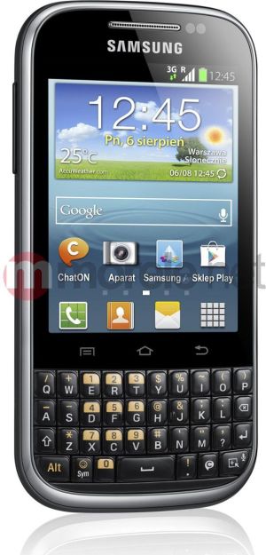 Smartfon Samsung 4 GB Czarny  (B5330 Galaxy Chat Black Qwerty) 5