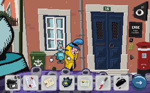 Detective Case and Clown Bot in: Murder in the Hotel Lisbon 5