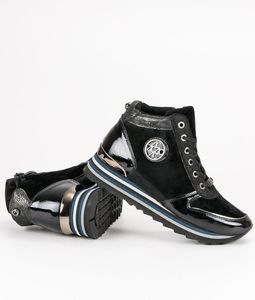 Aclys Buty damskie Sneakersy za kostkę czarne r. 41 7