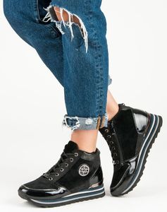 Aclys Buty damskie Sneakersy za kostkę czarne r. 41 8