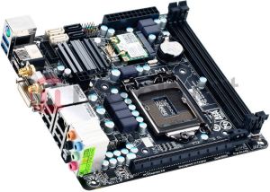 Płyta główna Gigabyte GA-H77N-WIFI, H61, DualDDR3-1600, SATA3, RAID, HDMI, DVI, GBLAN, mITX (GA-H77N-WIFI) 2